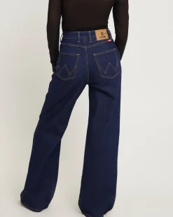 Hi Bells Flared Denim Jeans Highway Black
