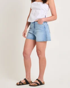 Hi Bells Slim Denim Shorts