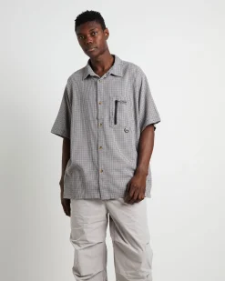 Hicker Short Sleeve Shirt in Charcoal