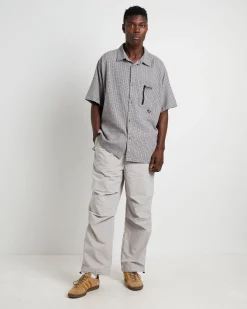 Hicker Short Sleeve Shirt in Charcoal