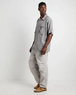 Hicker Short Sleeve Shirt in Charcoal