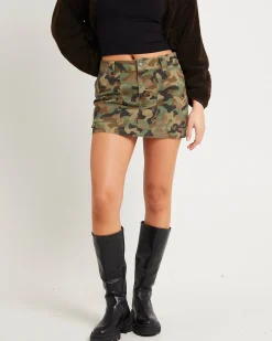 Hidden Low Rise Workwear Skirt