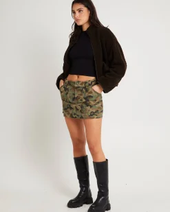 Hidden Low Rise Workwear Skirt