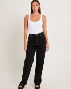 High Baggy Denim Jeans