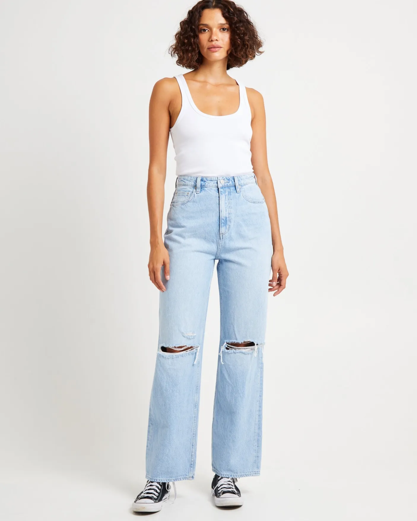 High Baggy Denim Jeans