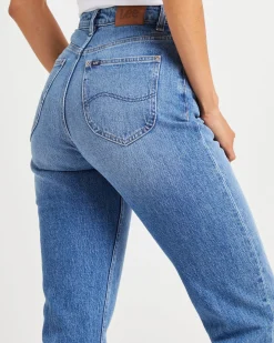 High Mom Denim Jeans Anemone