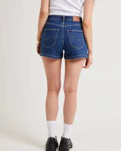 High Relaxed Denim Shorts