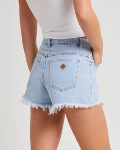 High Relaxed Denim Shorts Kendall