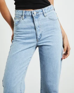 High Straight Petite Denim Jeans Walkaway Blue