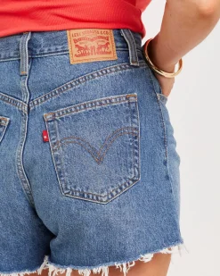 High-Waisted Mom Denim Shorts