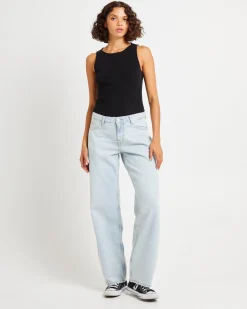 Hill Low Denim Jeans Canyon Pale Worn
