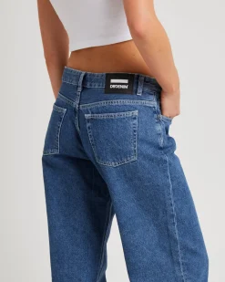 Hill Low Denim Jeans Pebble Mid Stone