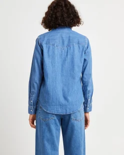 Iconic Western Long Sleeve Denim Shirt