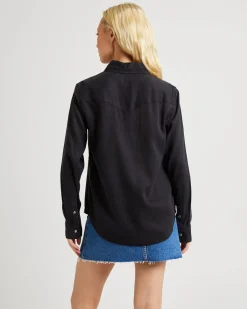 Iconic Western Long Sleeve Denim Shirt