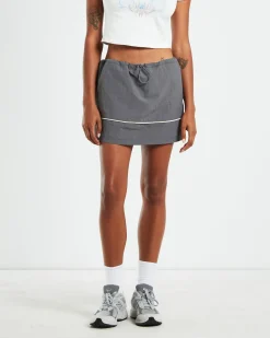 Iggy Parachute Mini Skirt Grey