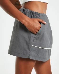 Iggy Parachute Mini Skirt Grey