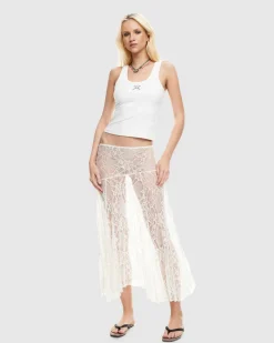 In Bloom Lace Midi Skirt