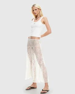 In Bloom Lace Midi Skirt