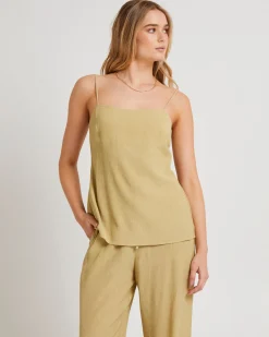 Indra Crinkle Tie Back Top