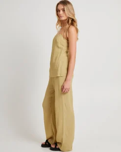 Indra Crinkle Tie Back Top