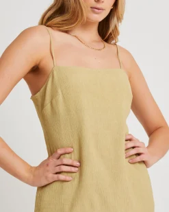 Indra Crinkle Tie Back Top