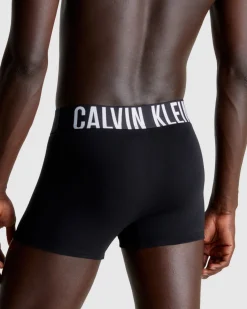 Intense Power Cotton Trunks 3 Pack in Black