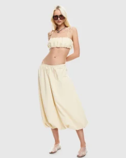 Intuition Bubble Midi Skirt
