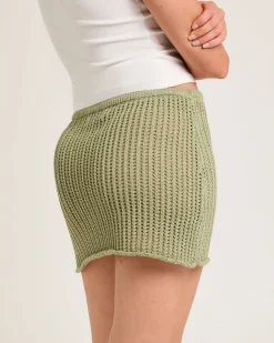 Iris Crochet Mini Skirt