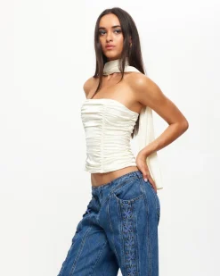 Island Bodice in Cornsilk