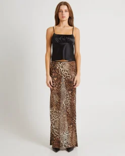 Ivy Ruched Silky Slip Top
