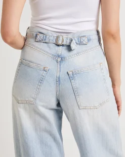 Jaquard Stripe Logan Jeans