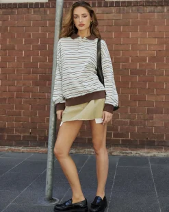 Jase Stripe Long Sleeve Polo Shirt
