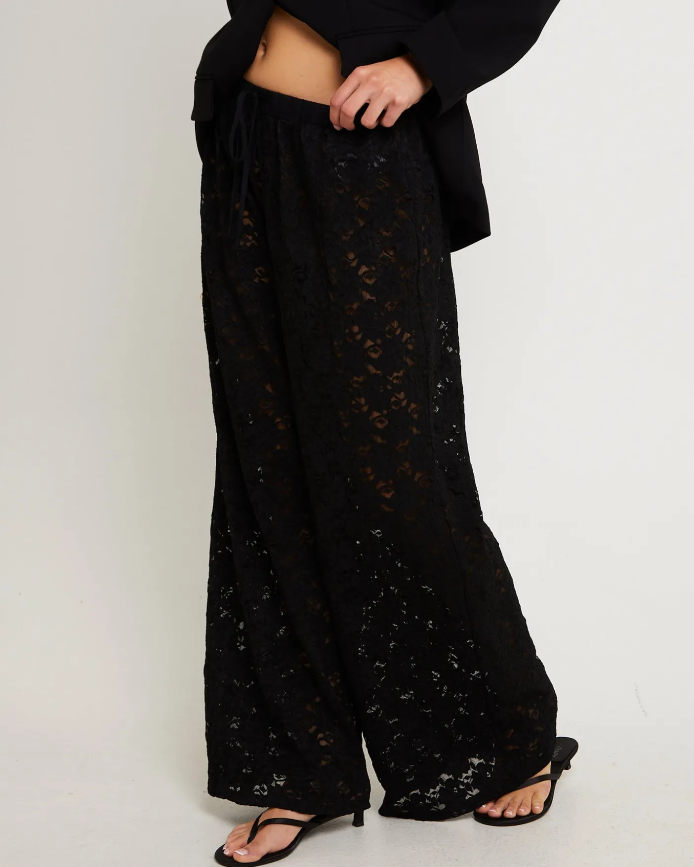 Jasmine Lace Relaxed Pants