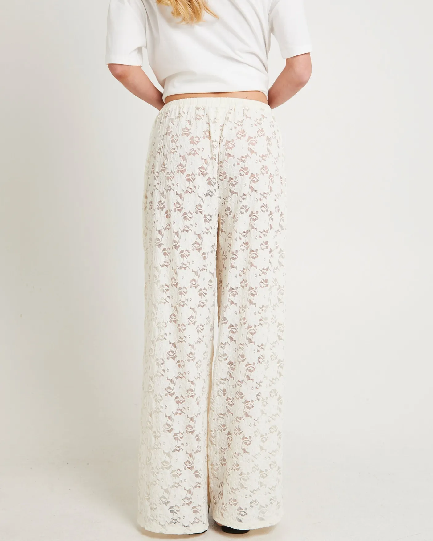 Jasmine Lace Relaxed Pants