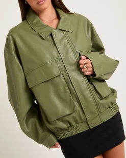 Jen Oversized Patch Pocket Jacket