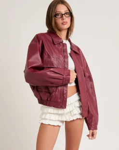 Jen Oversized Patch Pocket Jacket
