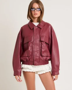 Jen Oversized Patch Pocket Jacket