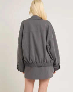 Jen Oversized Patch Pocket Jacket
