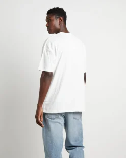 Jon Short Sleeve T-Shirt in Solid Washed White