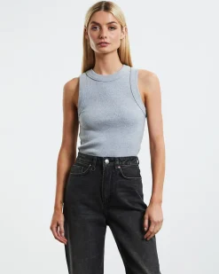 Jonesy Singlet Grey Marle