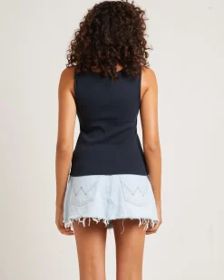 Jonesy Twist Top in Black