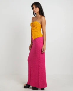 Josie Crochettie Front Top in Mango