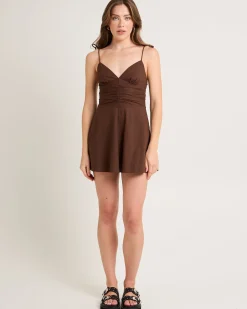 Josie Tie Shoulder Mini Dress