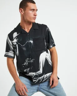 Joy Division Closer Short Sleeve Shirt in Black