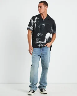 Joy Division Closer Short Sleeve Shirt in Black