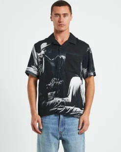 Joy Division Closer Short Sleeve Shirt in Black