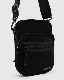 Kai Cord Side Bag in Black