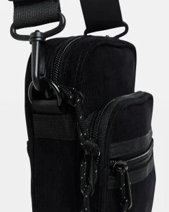 Kai Cord Side Bag in Black