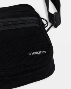 Kai Cord Side Bag in Black