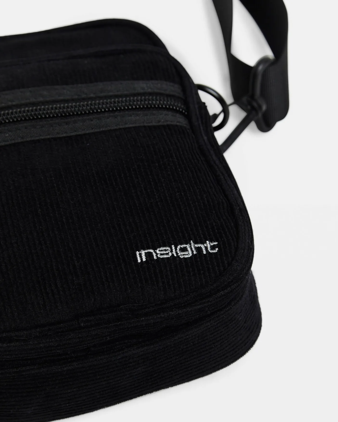 Kai Cord Side Bag in Black